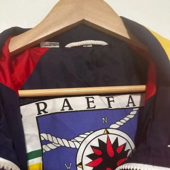 Braefair Red Vintage Sport Windbreaker Coat Size Large - Picture 2 of 6